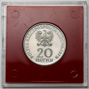 Próba CuNi 20 złotych 1979 Szpital Centrum Zdrowia Dziecka