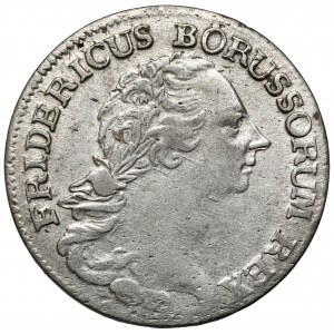 Prusy, Friedrich II, 1/6 talara 1765-A, Berlin