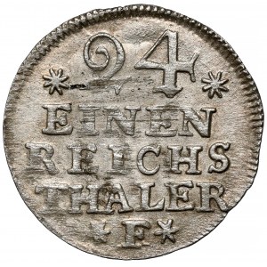 Prusy, Friedrich II, 1/24 talara 1756-F, Magdeburg