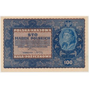 100 mkp 1919 - IA Serja O (Mił.27b) - wczesna odmiana