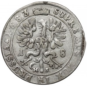 Prusy-Brandenburgia, Friedrich Wilhelm I, Ort 1683 HS, Königsberg