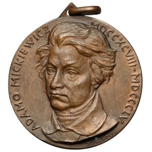 Włochy, Medal 1955 - Adam Mickiewicz