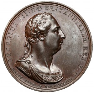 Anglia, Jerzy III, Medal - Unia z Irlandią (1801)