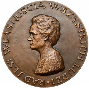 Medal, XX lecie śmierci Marii Skłodowskiej-Curie 1934-1954