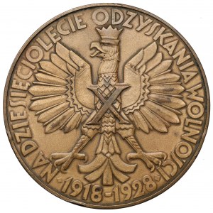 Medal, Dziesięciolecie Odzyskania Niepodległości 1918-1928