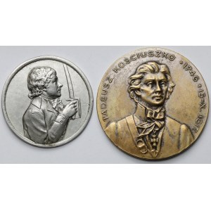 Medale Tadeusz Kościuszko - Racławice i Wawel - zestaw (2szt)