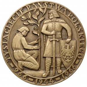 Medal, Tysiąclecie Państwa Polskiego 1966