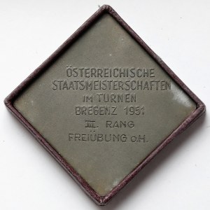 Austria, Medal - Mistrzostwa kraju w gimnastyce Bregenz 1951