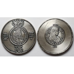 Medale seria królewska - Korybut i August II Mocny (2szt)