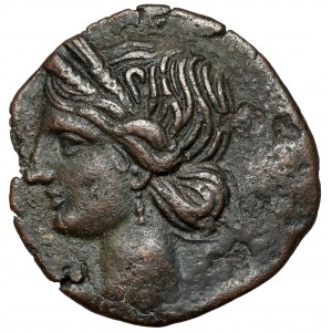 Greece, Zeugitana, Carthage (221-210 BC) AE22