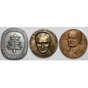 Medale Mękicki i Rada Narodowa w Suwałkach (3szt)