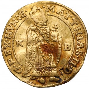Węgry, Matthias II, Forint / Ducat 1610 KB, Kremnica