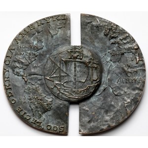 Seria Krzysztof Kolumb 1992, Medal trasa podróży (NJ)