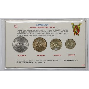 Kamerun, zestaw monet 1960-1965 - zestaw (4szt)
