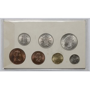 Wielka Brytania, zestaw monet 1964-1965 - zestaw (7szt)