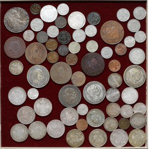 Austro-Węgry, zestaw monet w tym SREBRA