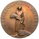 Medal Za Pracę i Zasługę 1926-1927 - z pudełkiem i zaświadczeniem