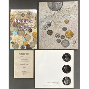 Zestaw literatury numizmatycznej (4szt)