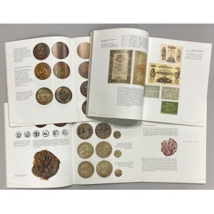 Zestaw broszur numizmatycznych z okazji 750 lat Krakowa (4szt)
