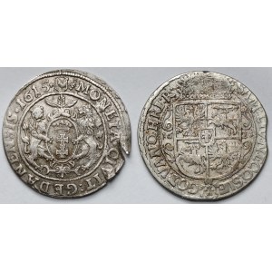 Zygmunt III Waza, Ort Gdańsk 1615 i Bydgoszcz 1621 - zestaw (2szt)