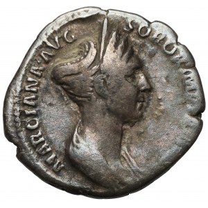 Marciana (105-112/4 AD) Denarius - sister of Trajan - very rare