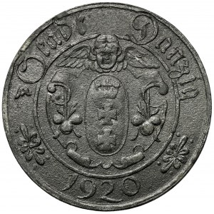 Gdańsk, 10 fenigów 1920 - 60 perełek - rzadkie