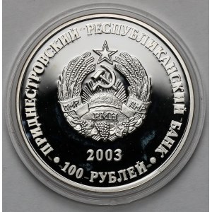 Nadniestrze, 100 rubli 2003 - Dudek