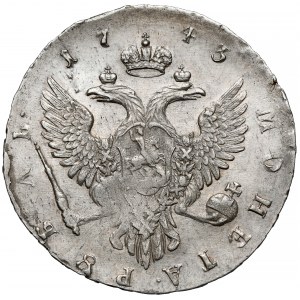 Rosja, Elżbieta, Rubel 1743, Moskwa