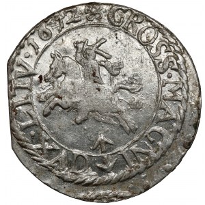 Zygmunt III Waza, Grosz Wilno 1612 - odwrócone D - piękny
