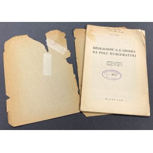 OKO Jan, Działalność G.E. Grodka na polu numizmatyki, Wilno 1936