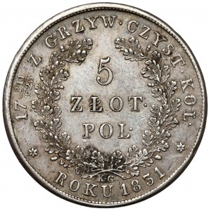 Powstanie Listopadowe, 5 złotych 1831 KG