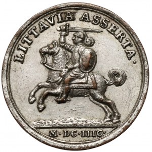 August II Mocny, GALWANOTYP Medalu 1697 - wizyta króla w Grodnie