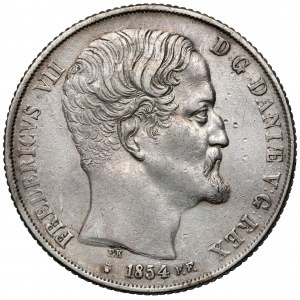 Dania, Frederik VII, 2 rigsdaler 1854