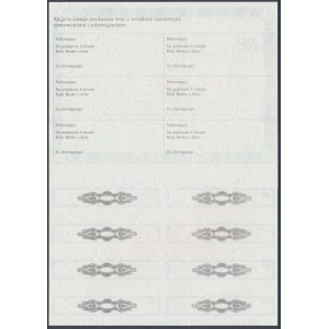 Bank Pocztowy Sp. Akc. w Bydgoszczy, 1 mln zł 1990 - SPECIMEN