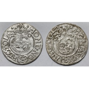 Zygmunt III Waza, Półtoraki Bydgoszcz 1620 i 1621 - zestaw (2szt)