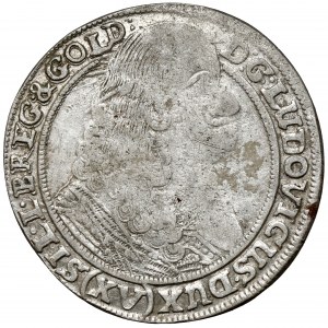 Śląsk, Ludwik IV legnicki, 15 krajcarów 1663, Brzeg