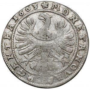Śląsk, Ludwik IV legnicki, 15 krajcarów 1663, Brzeg