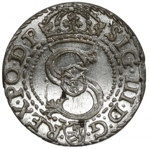Zygmunt III Waza, Szeląg Kraków 1601 - litera K - okazowy