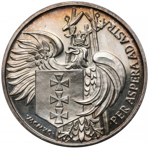 Medal Władysław II Jagiełło - Per Asper Ad Astra 1990