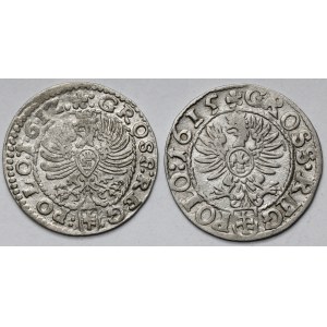 Zygmunt III Waza, Grosz Kraków 1612 i 1615 - zestaw (2szt)