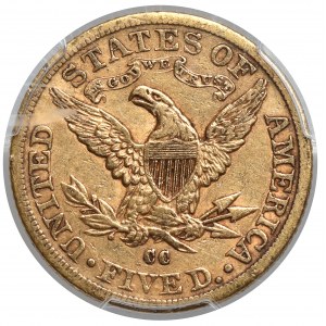 USA, 5 dolarów 1891-CC, Carson City