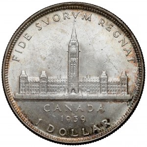 Kanada, Jerzy VI, Dolar 1939 - typ tylko jednego roku