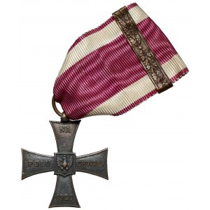 II RP, Krzyż Walecznych 1920 z okuciem - Arthus Bertrand (?)