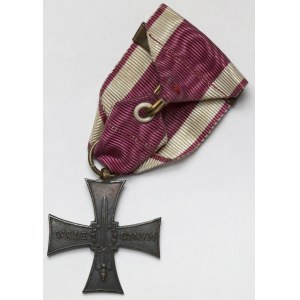 II RP, Krzyż Walecznych 1920 z okuciem - Arthus Bertrand (?)