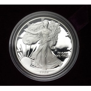 USA, Dolar 1988-S - Walking Liberty