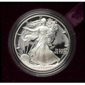 USA, Dolar 1988-S - Walking Liberty