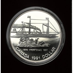 Kanada, 1 dolar 1991 Frontenac