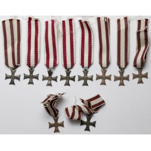 II RP, Krzyż Walecznych 1920 - zestaw miniatur