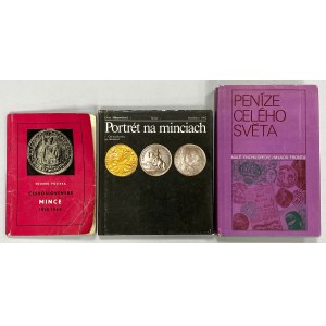 Czechy i Słowacja - zestaw literatury numizmatycznej (3szt)