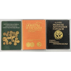 Literatura obcojęzyczna o monetach antycznych (3szt)